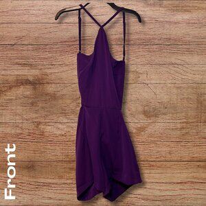 Purple Strappy Backless Romper - Motel Moica Playsuit XS